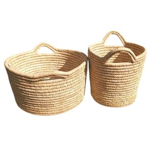 Palm Leaf Basket by Village Artisans