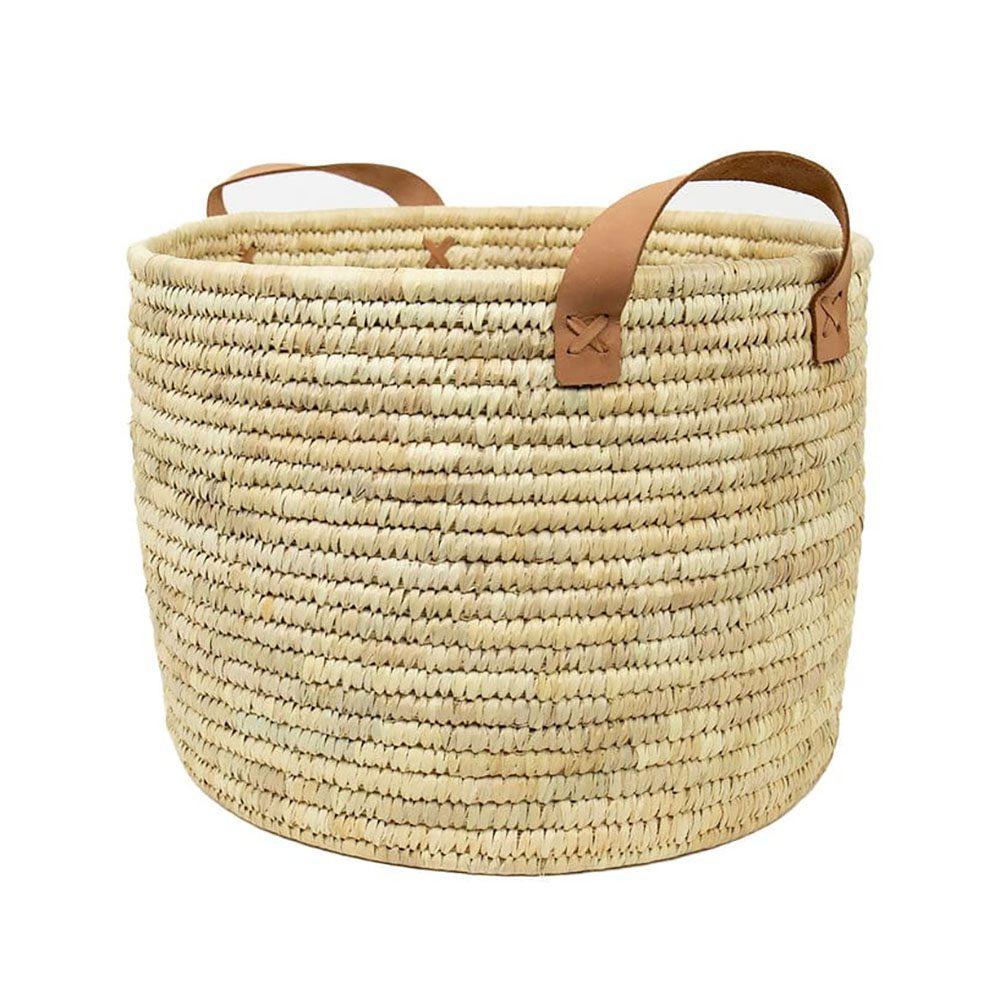 Handcrafted Palm Leaf Basket