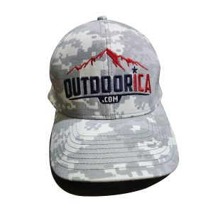 Snow Camouflage Embroidered Hat Flat View