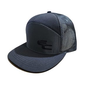 Richardson-Style Embroidered Mesh Back Hat Angle View
