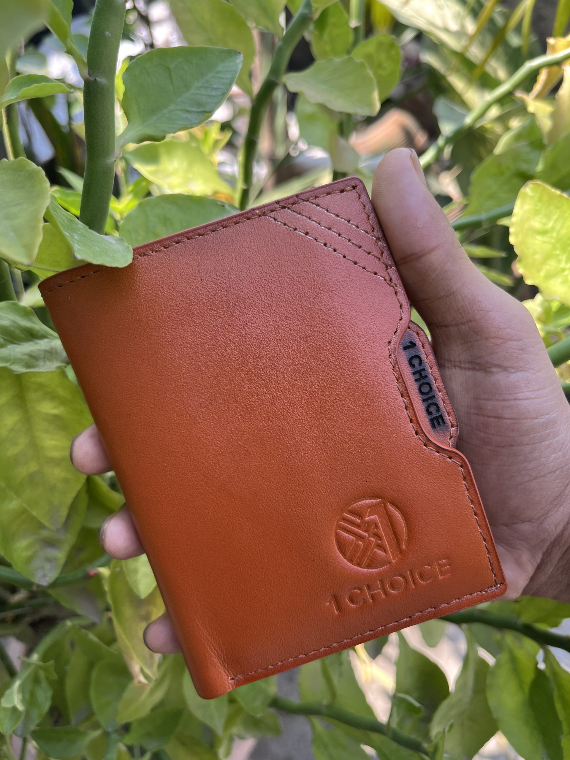 RFID-Blocking Leather Wallet