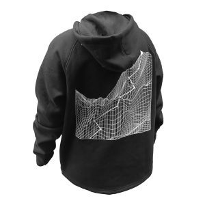 Heavyweight Snowboarders Hoodie – Giant Print (380 GSM) Back