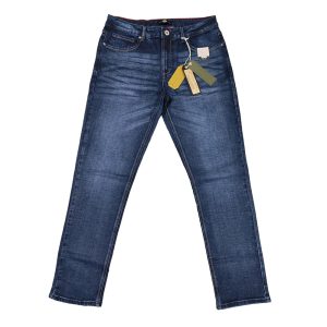 Men’s Classic Blue Stretch Denim Pants (OEM / Bulk Production)