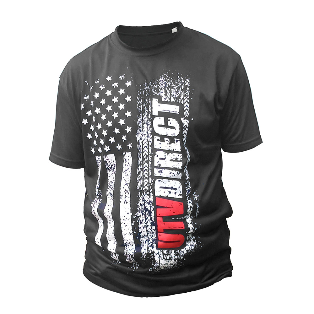 US Veteran Theme Giant Print T-Shirt (180 GSM)