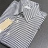Black & White Striped Formal Cotton Shirt – OEM & Private Label
