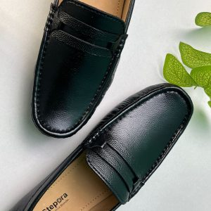 Men’s Lightweight Genuine Leather Casual Shoes – TPR Sole