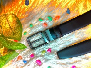 Men's Reversible Leather Belt - Dual-Face, Bulk Manufacturing