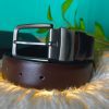 Men's Pure Leather Casual Belt - Bulk Production for Everyday Wear