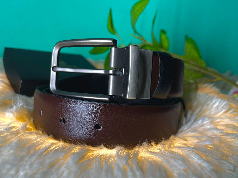 Men's Pure Leather Casual Belt - Bulk Production for Everyday Wear