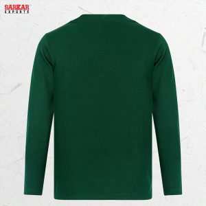 Premium Zip Swipe Shirt – Olive Green (Waffle Fabric)