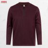 Premium Zip Swipe Shirt – Maroon (Waffle Fabric)
