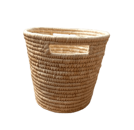 Handcrafted Natural Fiber Decorative Basket for Home & Lifestyle