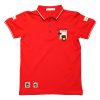 Awesome Red Polo Shirt (Youth & Adults) — Printed, Patch & High-Density Finish
