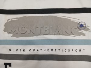 Stripes & Embossed Printed ODM/OEM Polo Shirt for Youth and Adult Emboss