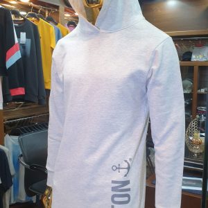 Gray Melange OEM Long Hooded Dress