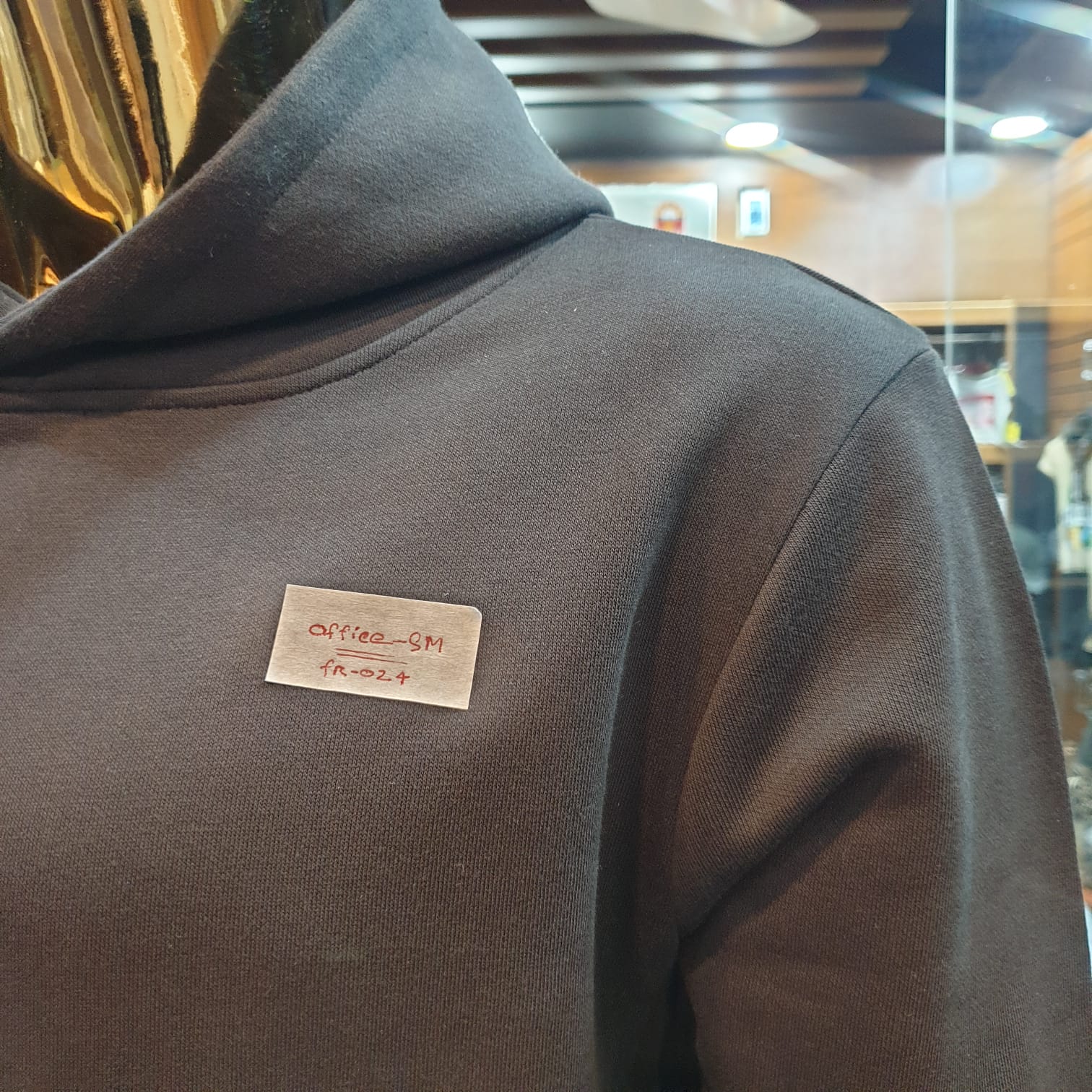 OEM Long Hooded Dress Closeup