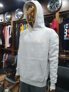 Heavyweight Fleece Pullover Hoodie with Embroidery, Patch & Print Angle View