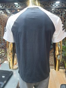 Raglan Short Sleeve Blend T-Shirt (OEM / ODM) Back