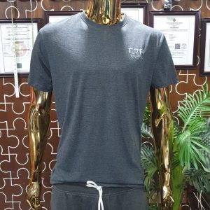 Blueish Mélange T-Shirt – OEM/ODM Bulk Manufacturing Extra View