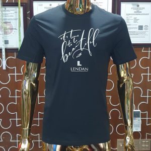 Black Plain T-Shirt – Cotton / Polyester Blend Blue