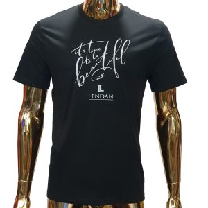 Black Plain T-Shirt – Cotton / Polyester Blend