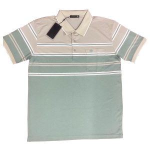 Men’s Striped Polo Shirt | Classic Bulk Apparel Manufacturing