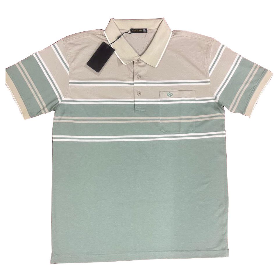 Men’s Striped Polo Shirt | Classic Bulk Apparel Manufacturing