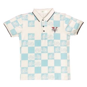 Kids & Youth Polo Shirt | Allover Printed with Logo Emboss