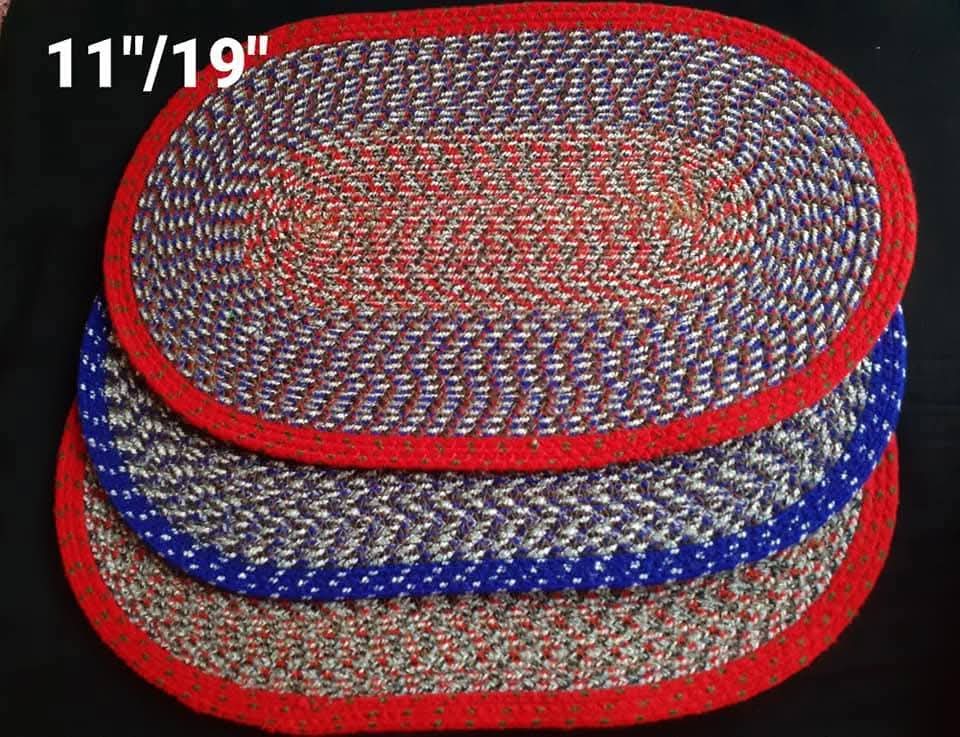 Handmade Rope Yarn Bathroom Floor Mat