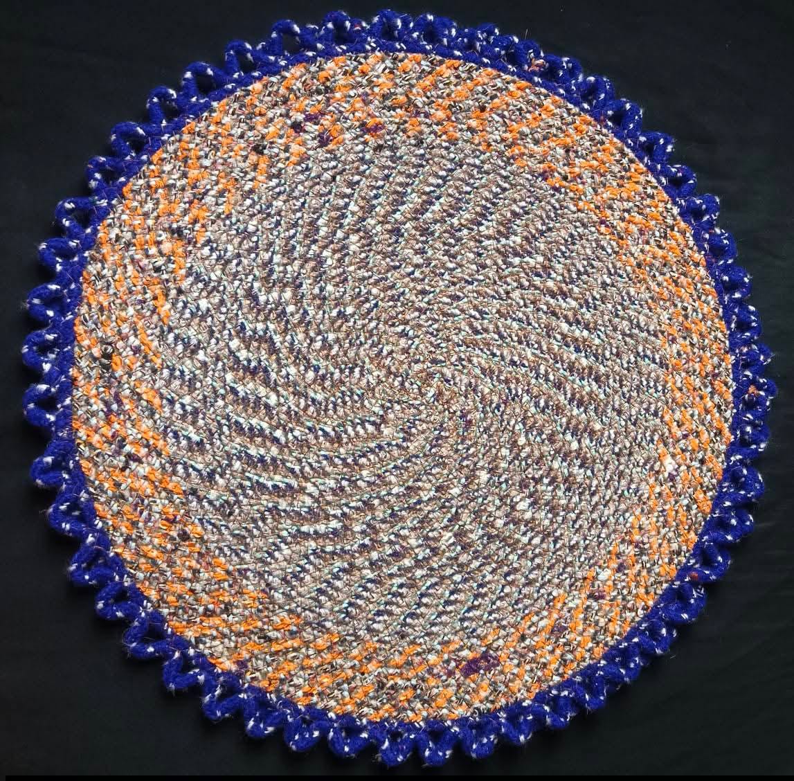 Handmade Rope Yarn Bedside Floor Mat