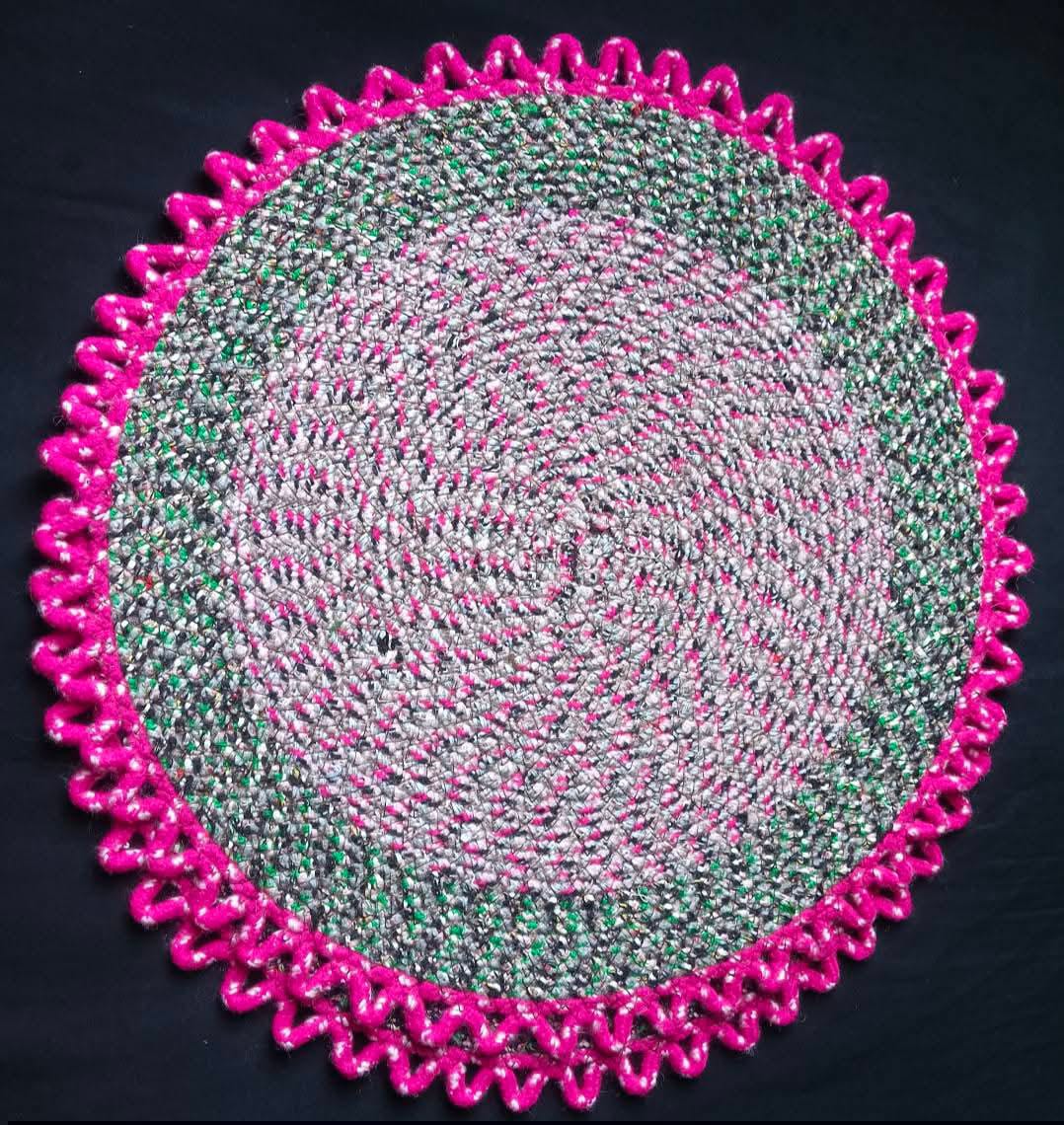 Handmade Rope Yarn Prayer Floor Mat