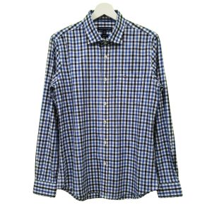 Blue Checked Shirt (Navy Gingham)