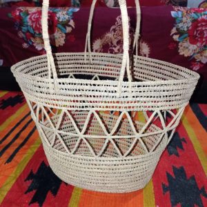 Handcrafted Woven Palm Rope Bag