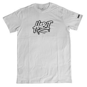 Suede Ink Print Luxury Streetwear Heavyweight T-Shirt for ODM/OEM Manufacturing White