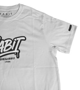 Suede Ink Print Luxury Streetwear Heavyweight T-Shirt for ODM/OEM Manufacturing White Side View