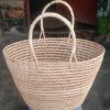 Palm Fiber Oval Shopping Bag ODM/OEM