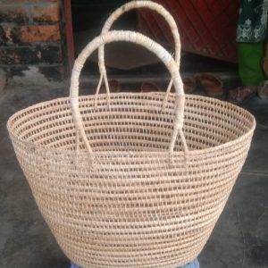 Palm Fiber Oval Shopping Bag ODM/OEM