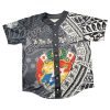 Custom Polynesian Tribal Tonga Pattern Men's Short Sleeve Casual Shirt (OEM/ODM)