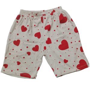 Valentine's Day Heart Printed Quick-Dry Men's Swim Trunks for ODM/OEM Manufacturing Back